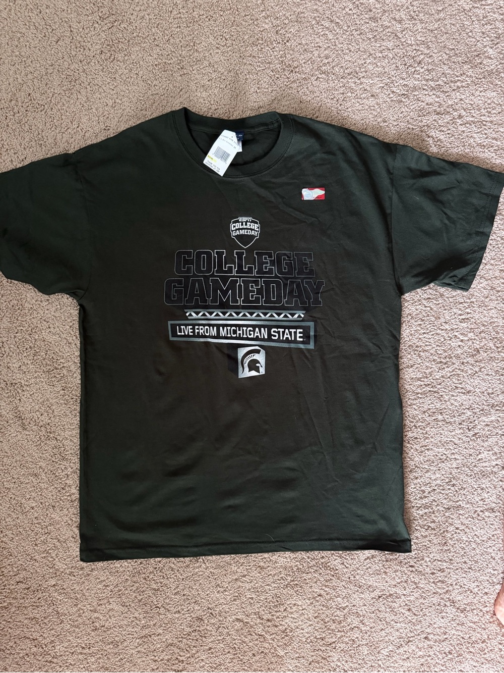 College Gameday Michigan State dark green  T‑Shirt